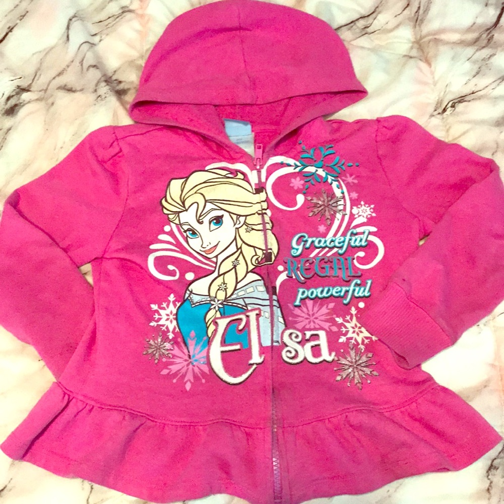 DISNEY FROZEN ZIP-UP JACKET WITH HOOD